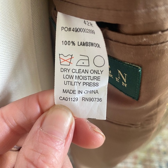 Lauren, Ralph Lauren, men’s 100% wool jacket size 42R - Picture 8 of 9